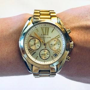 Michael Kors Women's Bradshaw Gold-Tone Watch